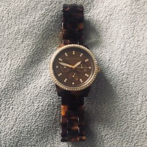 Michael Kors Tortoise Watch
